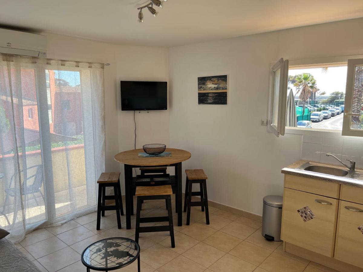 Plein Sud, Bel Appartement 20 Metres De La Plage La Capte 히에레 외부 사진